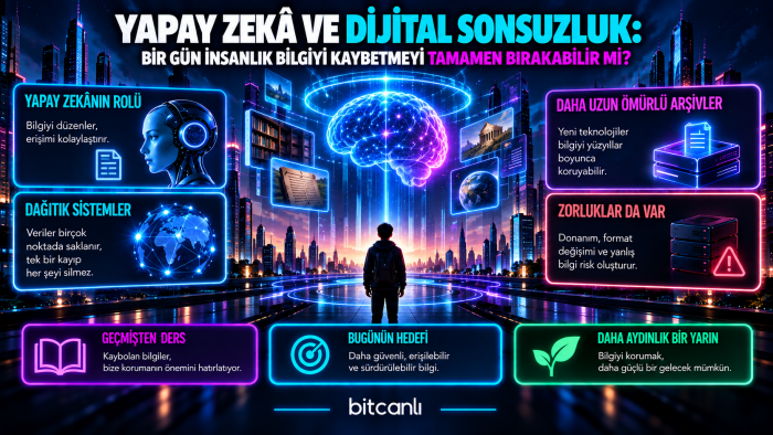 Yapay Zekâ ve Dijital Sonsuzluk: Bir Gün İnsanlık Bilgiyi Kaybetmeyi Tamamen Bırakabilir mi?